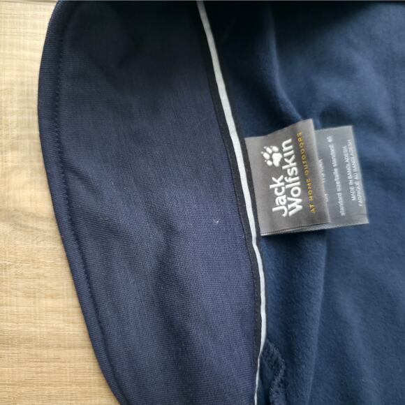 Jack Wolfskin Fleece Jacket JWP Dynamic Navy Full Zip Sweater Women Sz XL - Picture 7 of 10